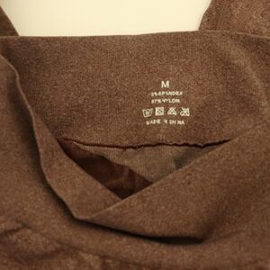 NVGTN Brown Ribbed Leggings